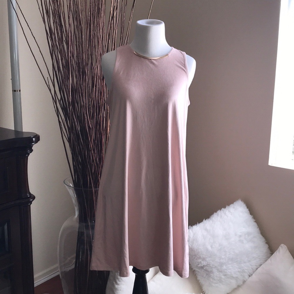Peach Shift Dress